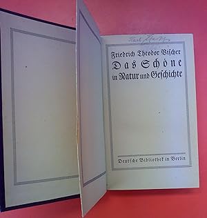 Seller image for Das Schne in Natur und Geschichte for sale by biblion2