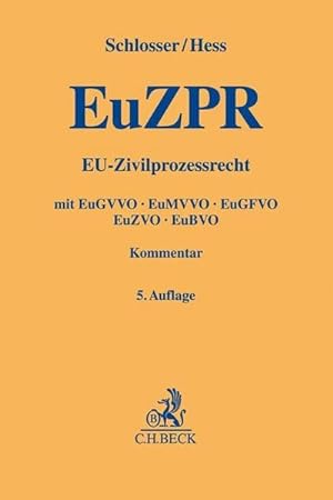 Seller image for EU-Zivilprozessrecht for sale by BuchWeltWeit Ludwig Meier e.K.