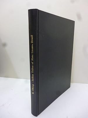 Bild des Verkufers fr Indian Tribes of Mato Grosso, Brazil. 4 Publikationen: The terena and the caduveo of Southern Mato Grosso, Brazil. Terena Social Organization and Law. Indian Tribes of Nothern Mato Grosso, Brazil. The Bacairi of Nothern Matto Grosso. zum Verkauf von Allguer Online Antiquariat