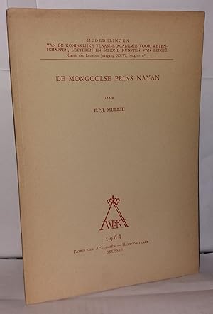 Seller image for De mongoolse prins Nayan for sale by Librairie Albert-Etienne
