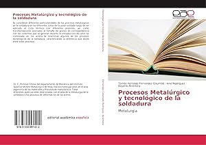 Seller image for Procesos Metalrgico y tecnolgico de la soldadura for sale by moluna