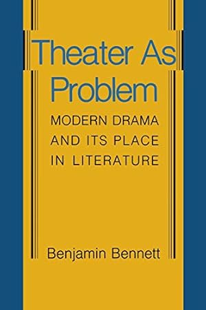 Seller image for Theater as Problem for sale by Redux Books