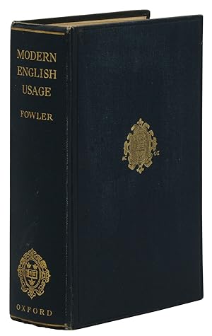 A Dictionary of Modern English Usage