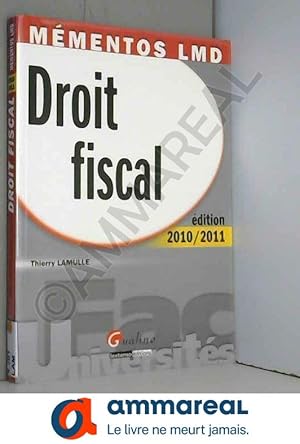 Image du vendeur pour Droit fiscal mis en vente par Ammareal