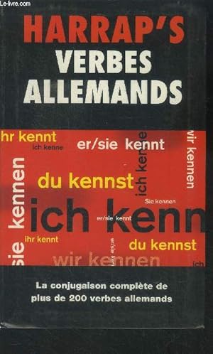 Seller image for Harrap's verbes allemands for sale by Le-Livre