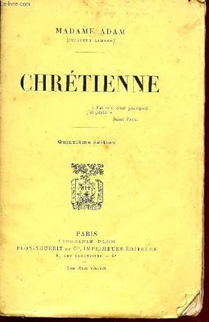 Seller image for Chrtienne - J'ai cru, c'est pourquoi, j'ai parl/Saint Paul - Quinzime dition for sale by Le-Livre