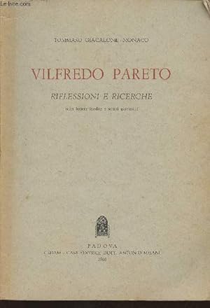Vilfredo Pareto- riflessioni e ricerche