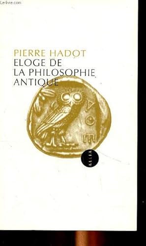 Imagen del vendedor de Eloge de la Philosophie Antique a la venta por Le-Livre