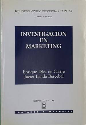 Imagen del vendedor de Investigacin en marketing a la venta por Librera Alonso Quijano