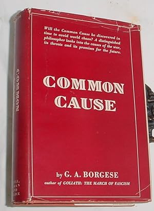 Imagen del vendedor de Common Cause a la venta por R Bryan Old Books