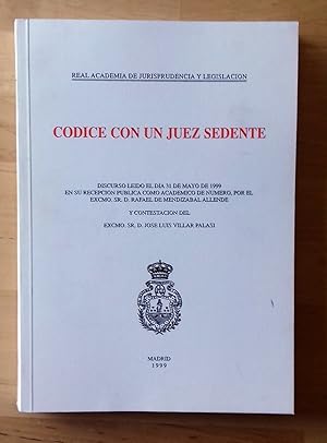 Imagen del vendedor de CODICE CON UN JUEZ SEDENTE a la venta por Itziar Arranz Libros & Dribaslibros