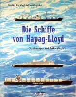 Seller image for Die Schiffe von Hapag-Lloyd Zeichnungen und Lebenslaufe for sale by nautiek