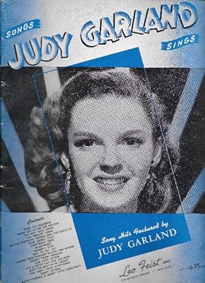 Bild des Verkufers fr Songs Judy Garland Sings zum Verkauf von Ridge Road Sight And Sound