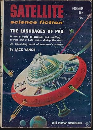 Seller image for SATELLITE Science Fiction: December, Dec. 1957 ("The Languages of Pao") for sale by Books from the Crypt