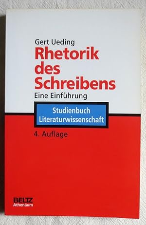 Bild des Verkufers fr Rhetorik des Schreibens : eine Einfhrung zum Verkauf von VersandAntiquariat Claus Sydow