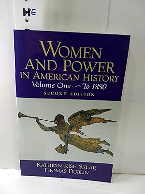 Image du vendeur pour Women and Power in American History, Volume I (to 1880) mis en vente par Fleur Fine Books