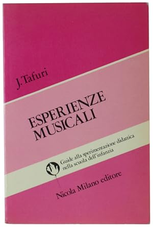 Seller image for ESPERIENZE MUSICALI.: for sale by Bergoglio Libri d'Epoca