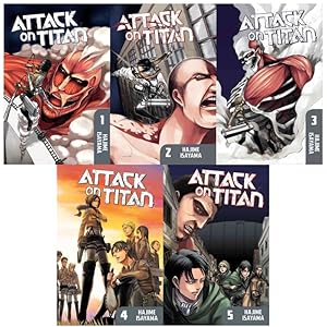 Seller image for MANGA Attack on Titan 1-5 TP for sale by Lakeside Books