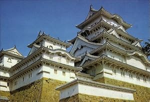 Bild des Verkufers fr Ansichtskarte / Postkarte Himeji Prf Hyogo Japan, Himeji Castle, Main and West Tower zum Verkauf von akpool GmbH