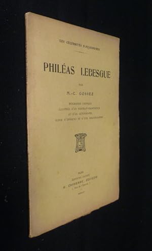 Image du vendeur pour Philas Lebesgue mis en vente par Abraxas-libris