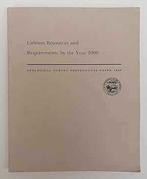 Bild des Verkufers fr Lithium Resources and Requirements by the Year 2000. zum Verkauf von Der Buchfreund