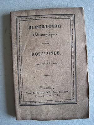 Rosemonde, tragedie en cinq actes.