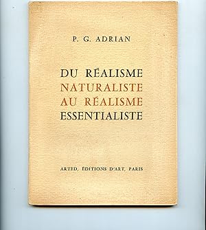 DU RÉALISME NATURALISTE AU RÉALISME ESSENTIALISTE