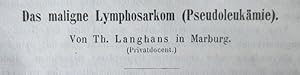 Das maligne Lymphosarkom (Pseudoleukämie). IN: Virchows Arch. path. Anat., 54, S. 509-37, 1872, Br.