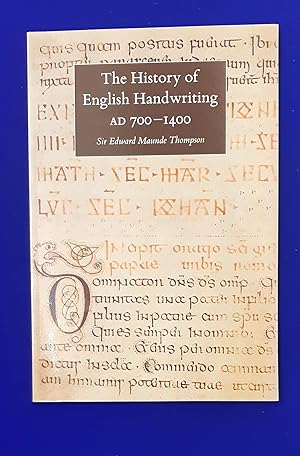 Image du vendeur pour The History of English Handwriting, AD 700-1400. mis en vente par Wykeham Books