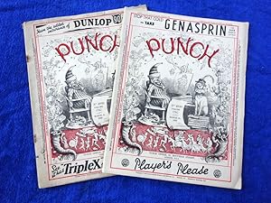 PUNCH or The London Charivari, 1936 March 11th and 25th. 2 Original Magazines,