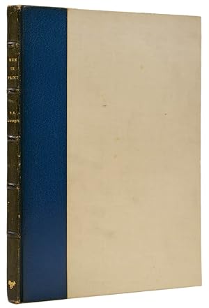Seller image for Men in Print. Essays in Literary Criticism. Introduction by A.W. Lawrence. for sale by Shapero Rare Books