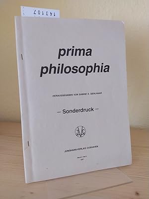 Immagine del venditore per Kants Naturbegriff und der Teleologismus in der Naturphilosophie. [Von Reinhold Breil]. (= prima philosophia - Sonderdruck - Band 4/Heft 3). venduto da Antiquariat Kretzer