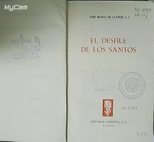 Seller image for El desfile de los santos. for sale by Librera y Editorial Renacimiento, S.A.