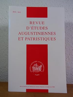 Bild des Verkufers fr Revue d'tudes Augustiniennes et patristiques 2010 - 56/2 zum Verkauf von Antiquariat Weber
