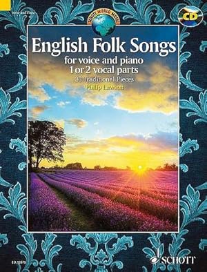 Bild des Verkufers fr English Folk Songs, 1-2 Singstimmen und Klavier, m. Audio-CD : 30 Traditional Pieces. 1-2 Singstimmen und Klavier. zum Verkauf von AHA-BUCH GmbH