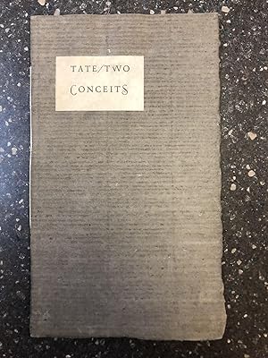 TWO CONCEITS FOR THE EYE TO SING, IF POSSIBLE [SIGNED]