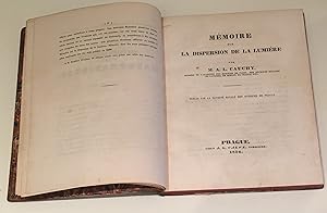 Image du vendeur pour Mmoire sur la Dispersion de la Lumire mis en vente par Landmarks of Science Books