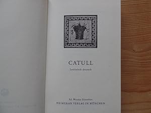 Catull : lat.-dt. ed. Werner Eisenhut / Tusculum-Bücherei