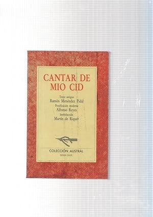 Imagen del vendedor de Cantar de Mio Cid a la venta por El Boletin