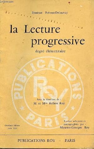 Bild des Verkufers fr Systme Prvost-Delauney - La lecture progressive en 2 tomes - Tome 1 : Degr lmentaire, tome 2 : degr suprieur - 11mes dition zum Verkauf von Le-Livre