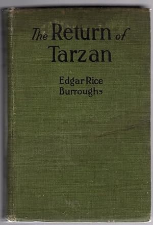 Imagen del vendedor de The Return of Tarzan by Edgar Rice Burroughs (Reprint) a la venta por Heartwood Books and Art