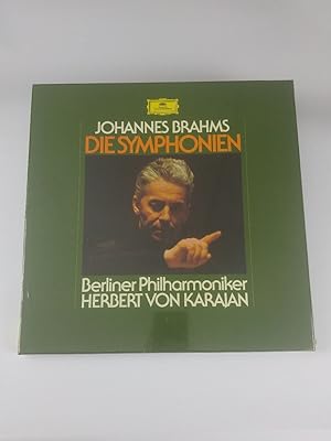 Seller image for Herbert von Karajan. Die Symphonien. 4 Vinyl-LPs. Berliner Philharmoniker. for sale by ANTIQUARIAT Franke BRUDDENBOOKS