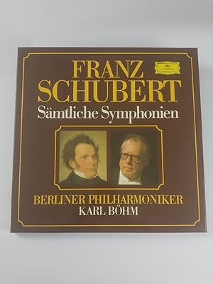 Seller image for Sämtliche Symphonien. Karl Böhm, Berliner Philharmoniker. 5 Vinyl-LPs. 8 Symphonien. Musik zu Rosamunde. for sale by ANTIQUARIAT Franke BRUDDENBOOKS