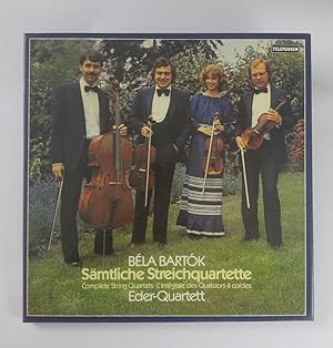 Seller image for Eder-Quartett: Sämtliche Sreichquartette. 3 Vinyl-LPs. Complete String Quartets. L'Intégrale des Quatuors à cordes. for sale by ANTIQUARIAT Franke BRUDDENBOOKS