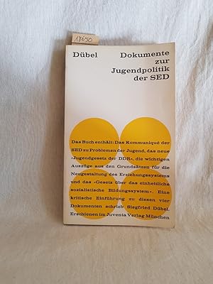 Image du vendeur pour Dokumente zur Jugendpolitik der SED. mis en vente par Versandantiquariat Waffel-Schrder