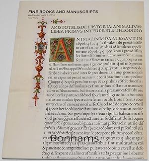 Fine Books And Manuscripts. New York; June 8, 2016. Auction #23413