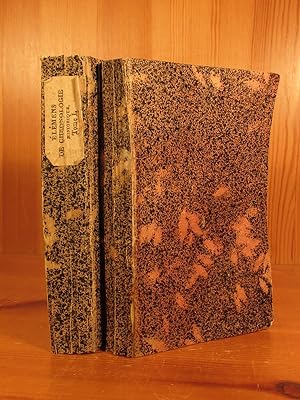 Seller image for Elemens de chronologie historique, 2 tomes. for sale by Das Konversations-Lexikon