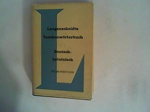 Bild des Verkufers fr Langenscheidts Taschenwrterbuch Deutsch -Lateinisch zum Verkauf von ANTIQUARIAT FRDEBUCH Inh.Michael Simon