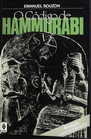 Seller image for O Codigo de Hammurabi. for sale by books4less (Versandantiquariat Petra Gros GmbH & Co. KG)