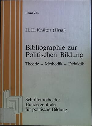 Image du vendeur pour Bibliographie zur Politischen Bildung: Theorie - Methodik - Didaktik. Schriftenreihe der Bundeszentrale fr politische Bildung; Bd. 234. mis en vente par books4less (Versandantiquariat Petra Gros GmbH & Co. KG)